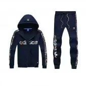 Trainingsanzug homme tracksuit sweatshirts joggers hoodie logo 8899 bleu